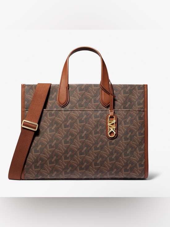 Michael Kors Handbags - Gigi Large Empire Signature Logo Tote Bag